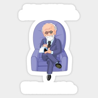 Preoccupation with Vengeance - light text Sticker